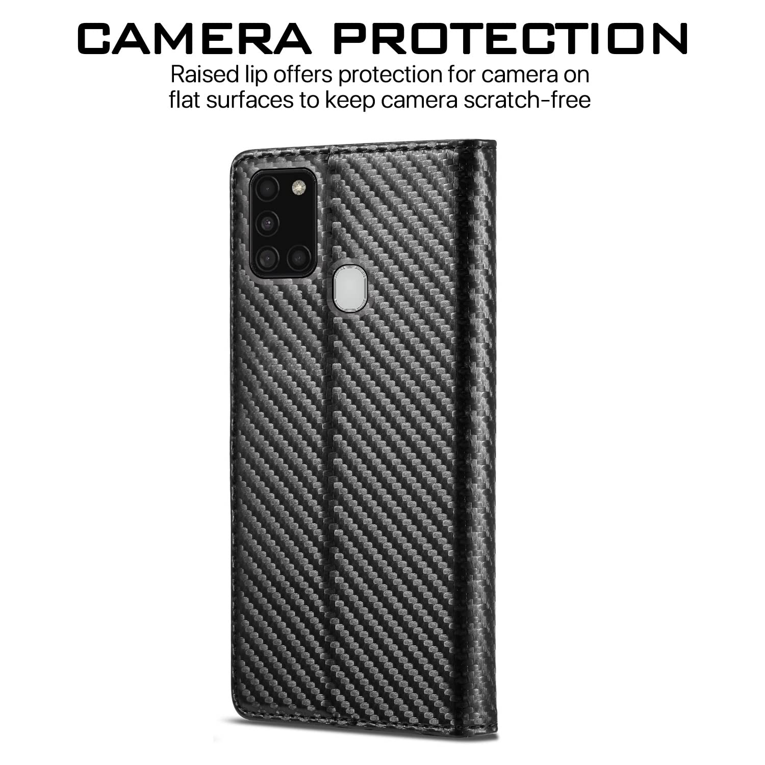 Pikkme black flip cover for Samsung A21s – photo 4