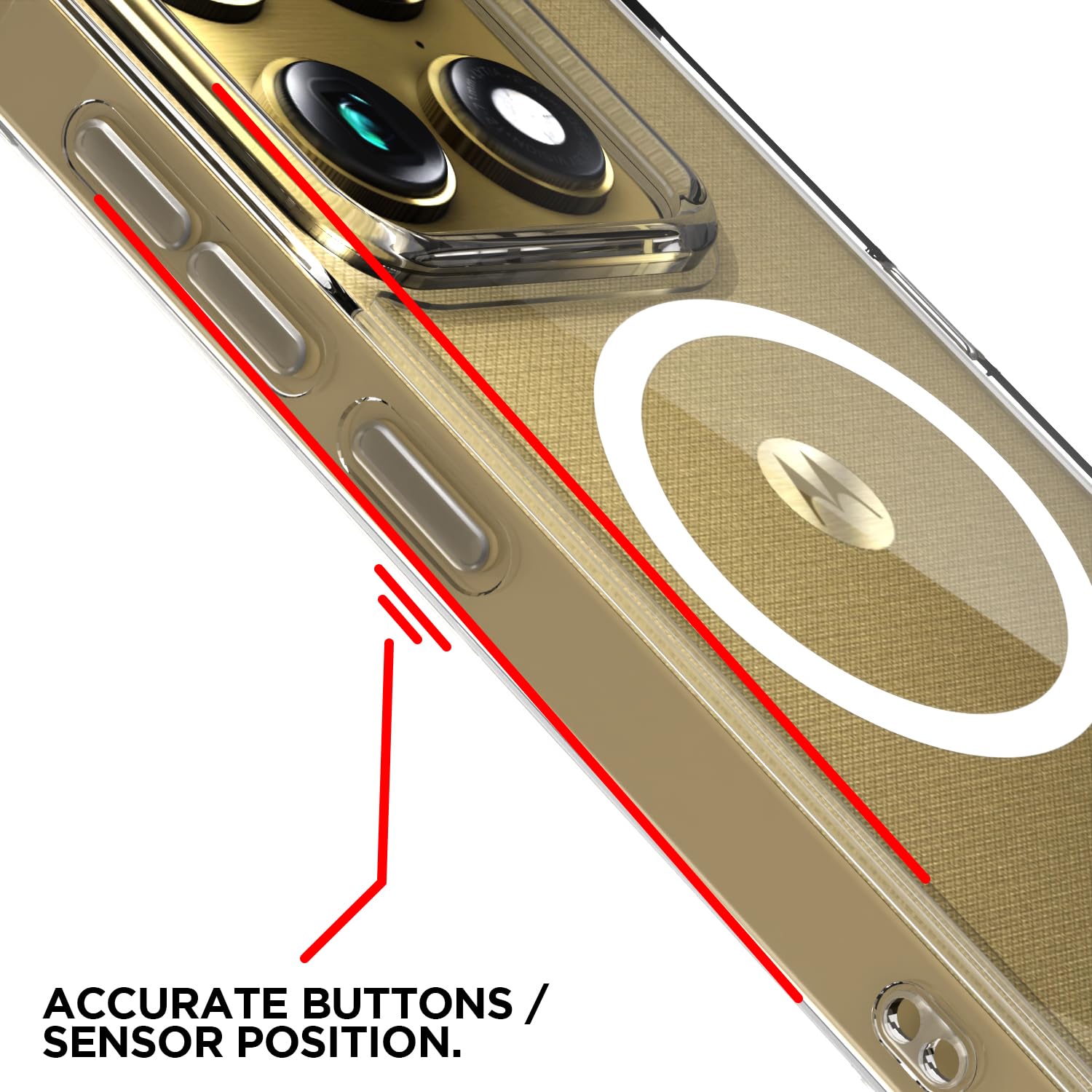 Transparent mag-safe phone cover for Moto Signature 5G – Pikkme – photo 6