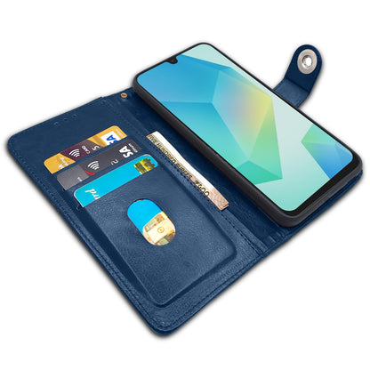 Pikkme blue Button wallet flip cover for Samsung A16 5G – photo 5