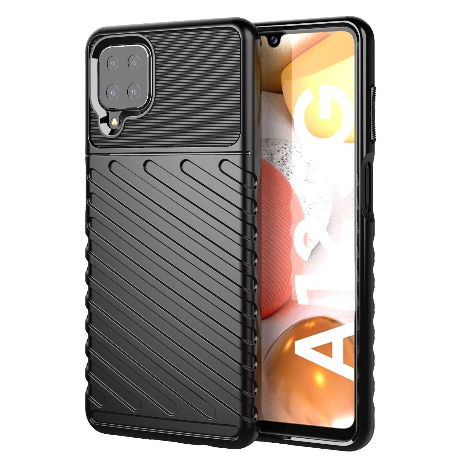 Samsung M12/A12 mobile back cover in black by Pikkme – photo 3
