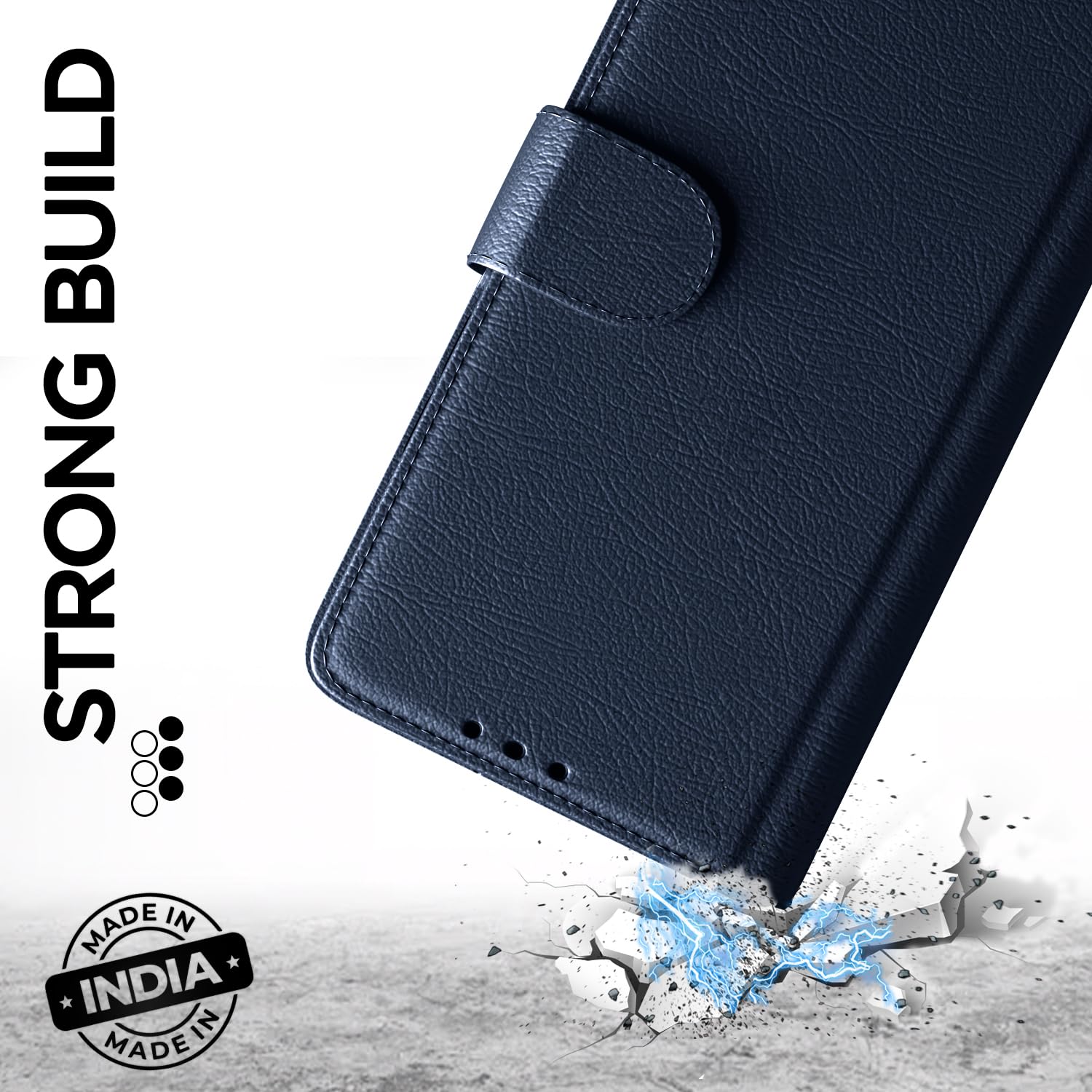 Blue mobile flip cover for Realme 14 Pro 5G – Pikkme – photo 7