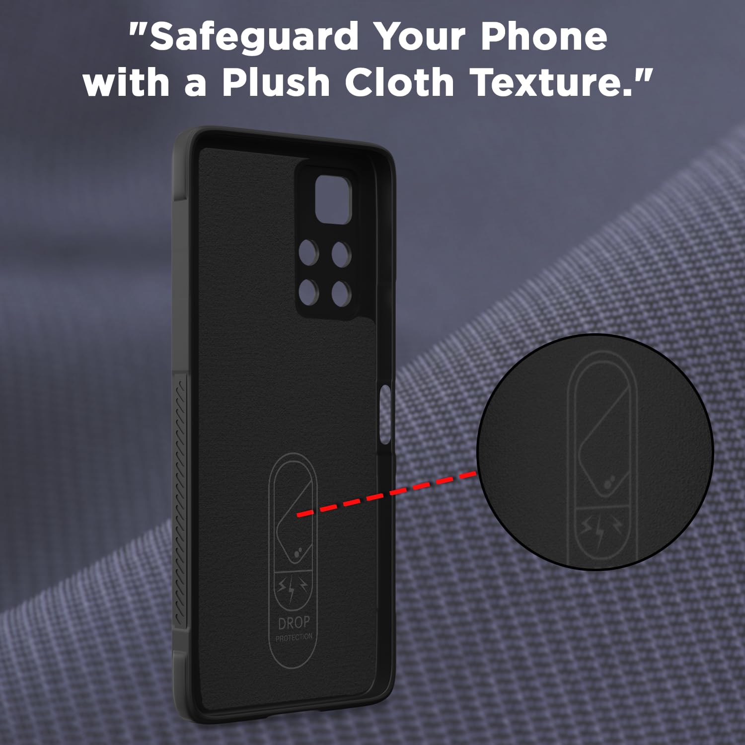 Redmi Note 11T/Poco M4 Pro 5G Liquid Silicone mobile back cover in black by Pikkme – photo 7