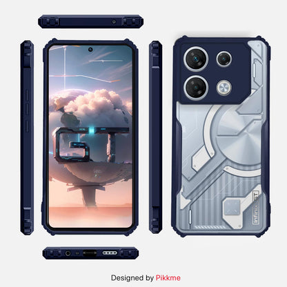 Blue mobile cover for Infinix – Pikkme – photo 3
