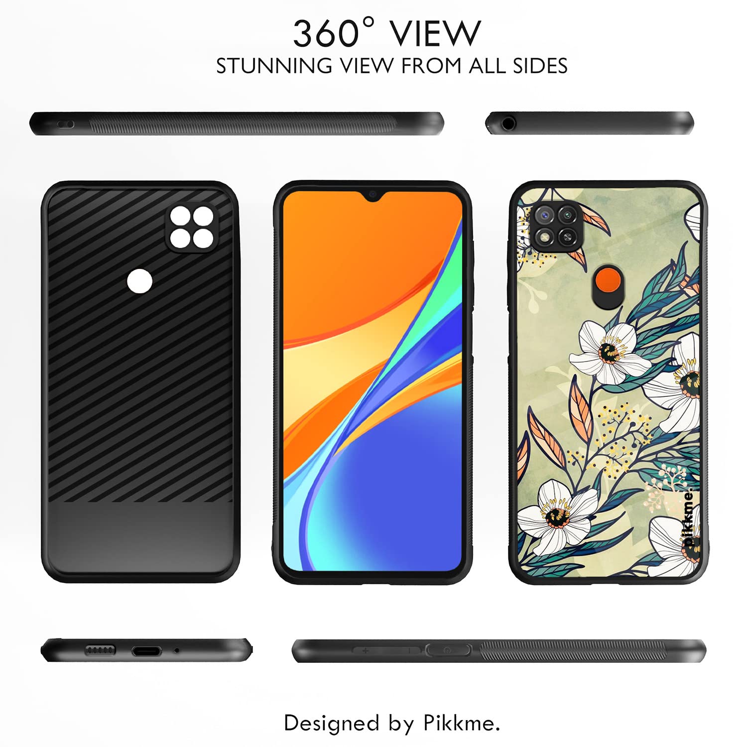 Pikkme Redmi 10A/9, Poco C31 Flower mobile cover – photo 2