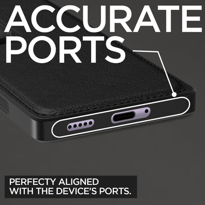 Pikkme V40 / V40 Pro / T3 Ultra 5G Leather Back Case | Black