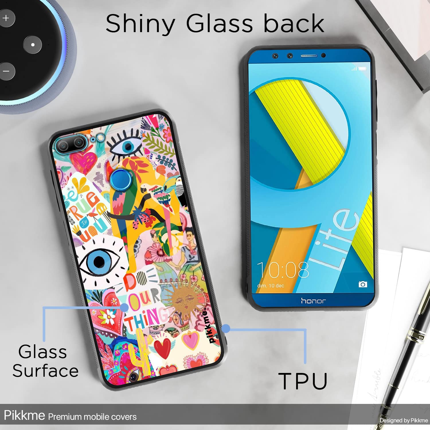Flower Back cover for Honor 9 Lite – Pikkme – photo 3