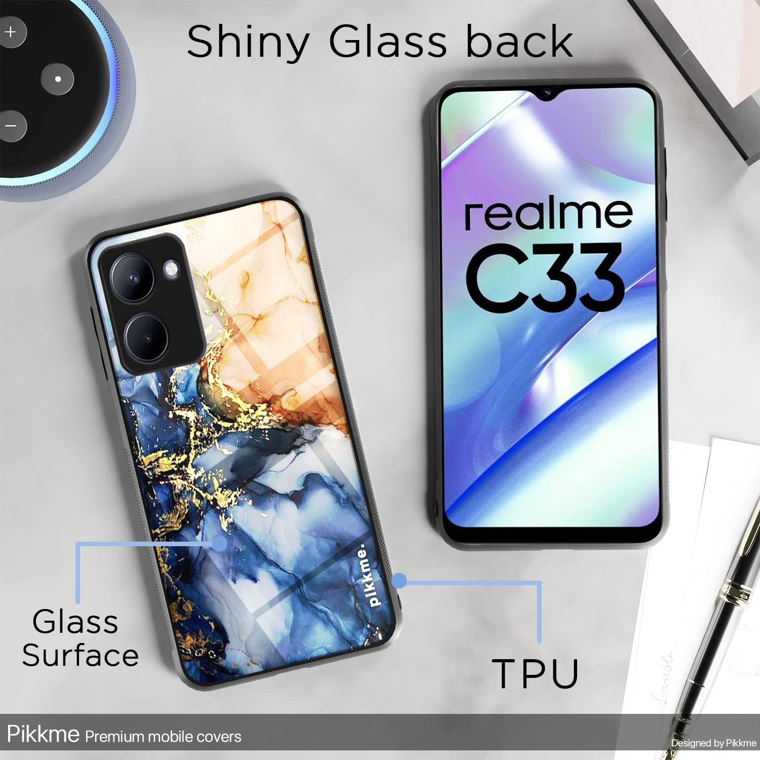Realme C33 Hybrid mobile cover by Pikkme – photo 3