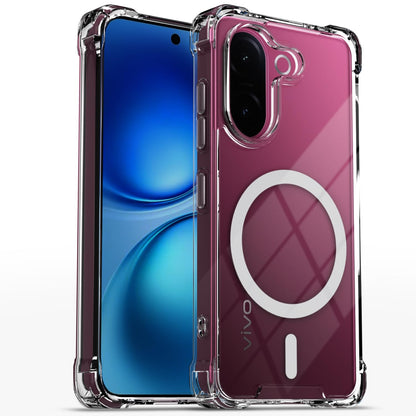 Transparent mag-safe MagSafe mobile back cover for Vivo V60e/V60 5G – Pikkme