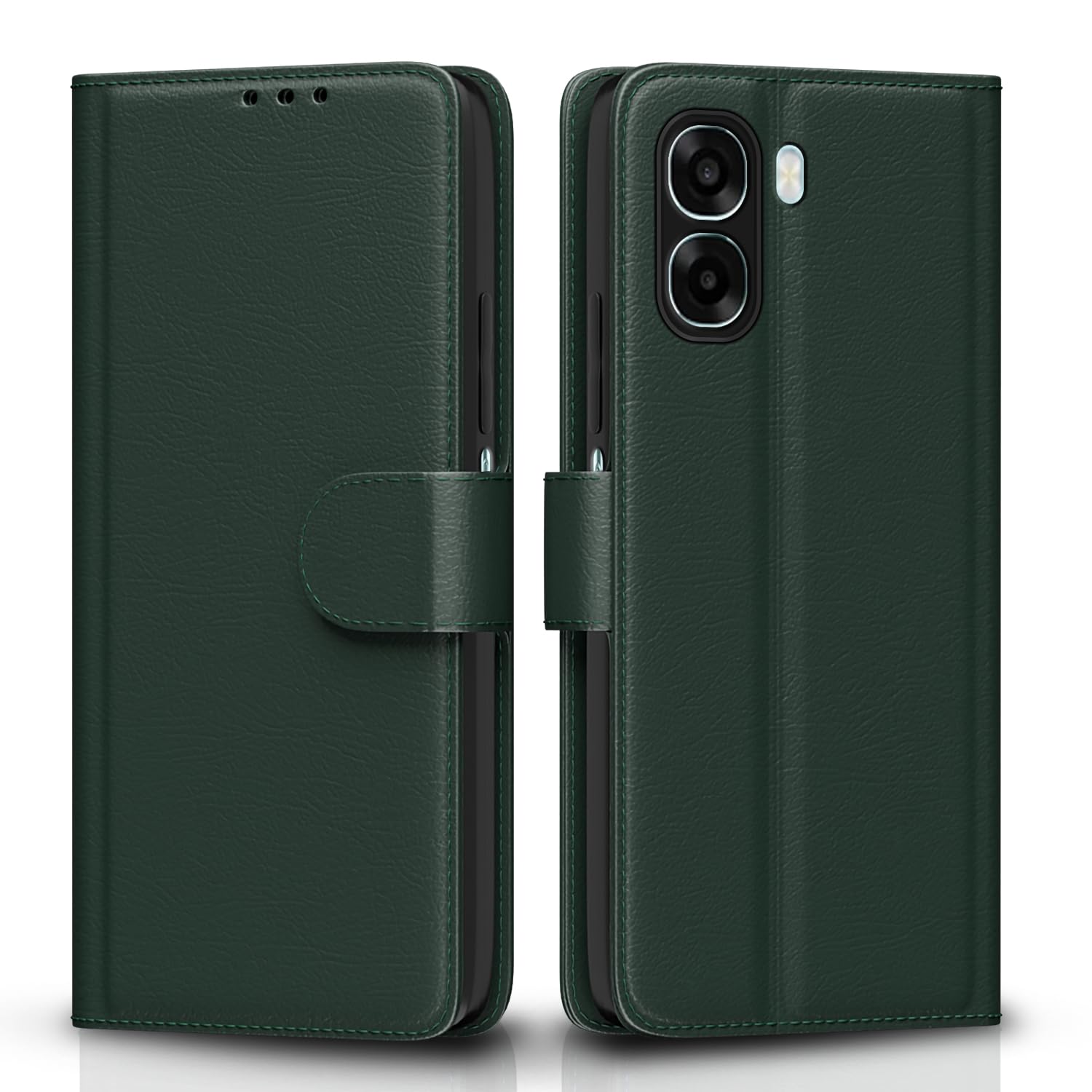 Pikkme Oppo A6X 5G green wallet flip cover