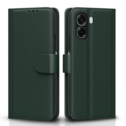 Pikkme Oppo A6X 5G green wallet flip cover