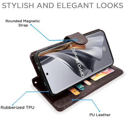 Pikkme Oppo Reno 10 5G coffee flip cover – photo 5