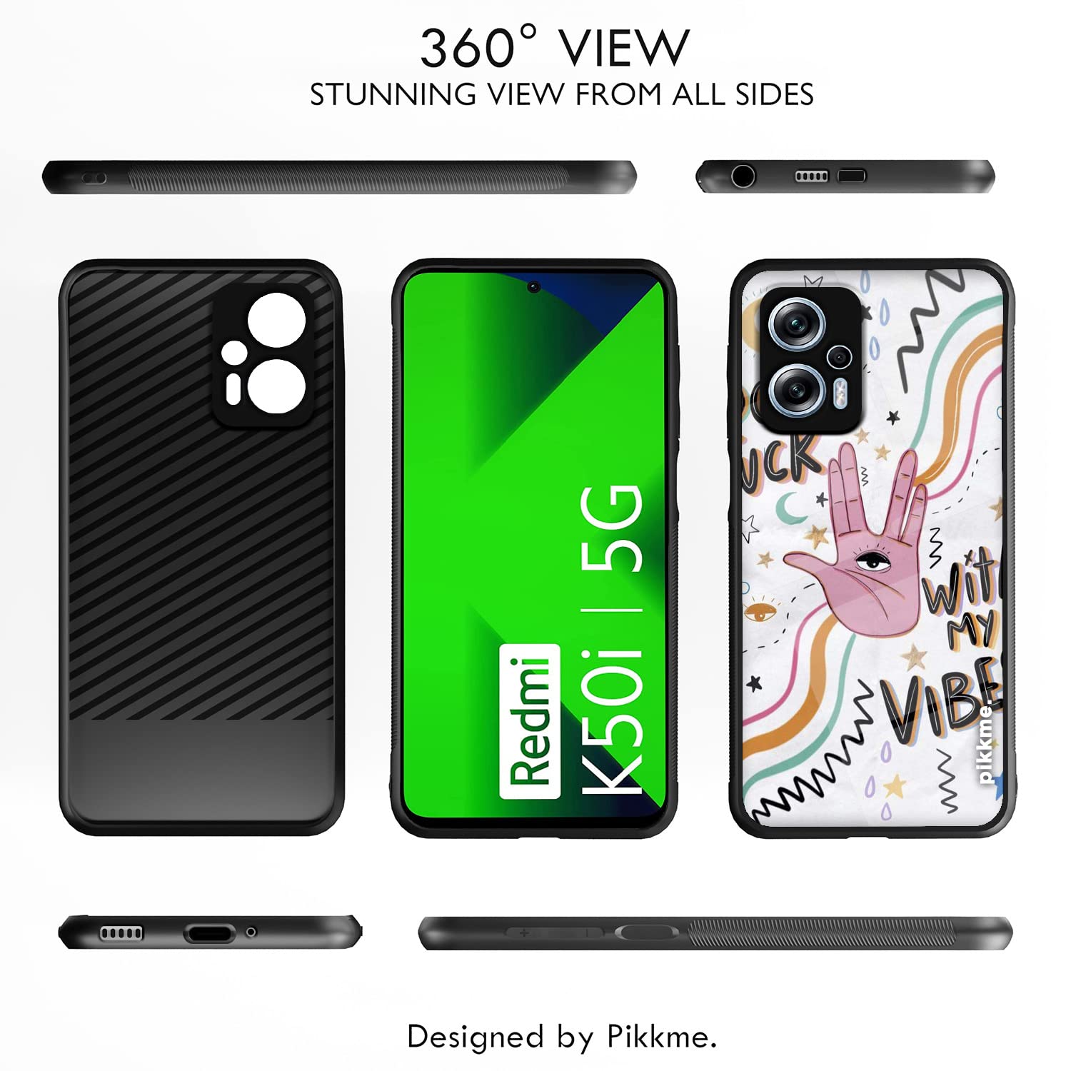 Redmi K50i 5G Hybrid phone cover by Pikkme – photo 2