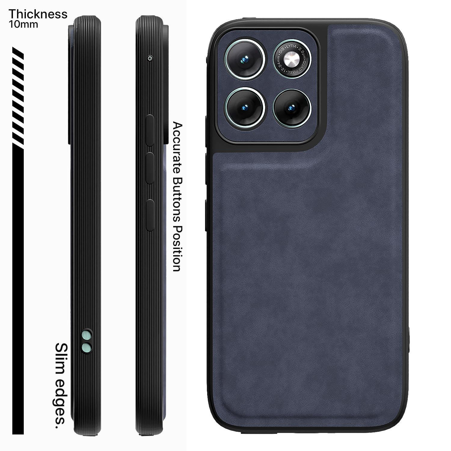 Blue phone cover for Moto Edge 70 Fusion 5G – Pikkme – photo 3