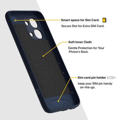 Pikkme Oppo F31/F33 5G Silicone blue back cover – photo 6