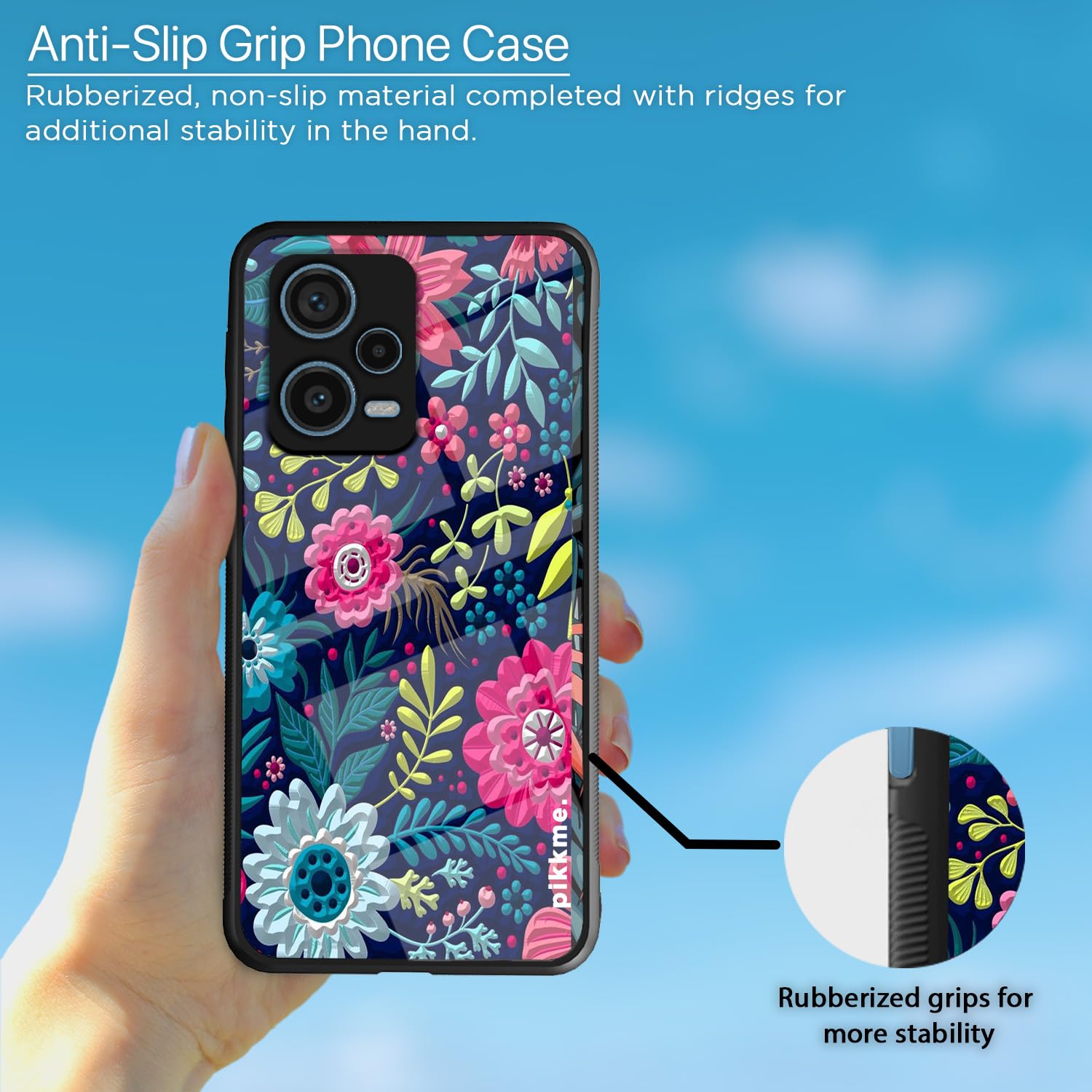 Pikkme Redmi Note 12 Pro Plus 5G Flower back cover – photo 5