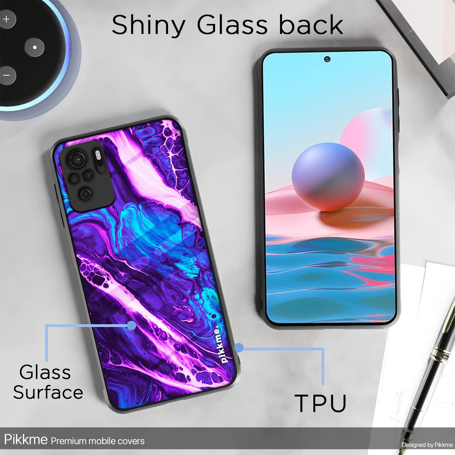 Redmi Note 10/Note 10s Hybrid mobile back cover by Pikkme – photo 3