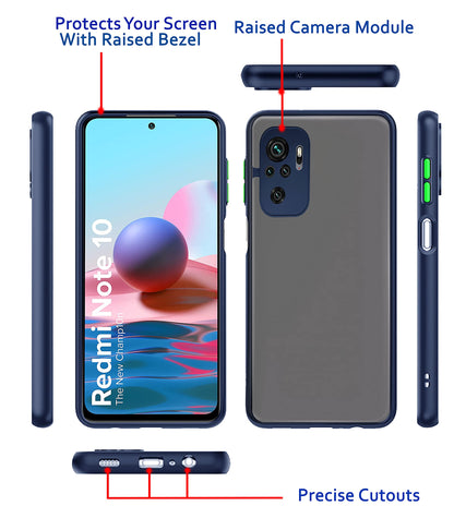 Redmi Note 10/Note 10s phone cover in blue by Pikkme – photo 3