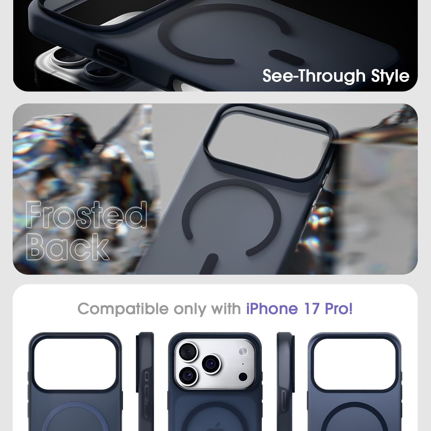iPhone 17 Pro phone cover in blue by Pikkme – photo 3