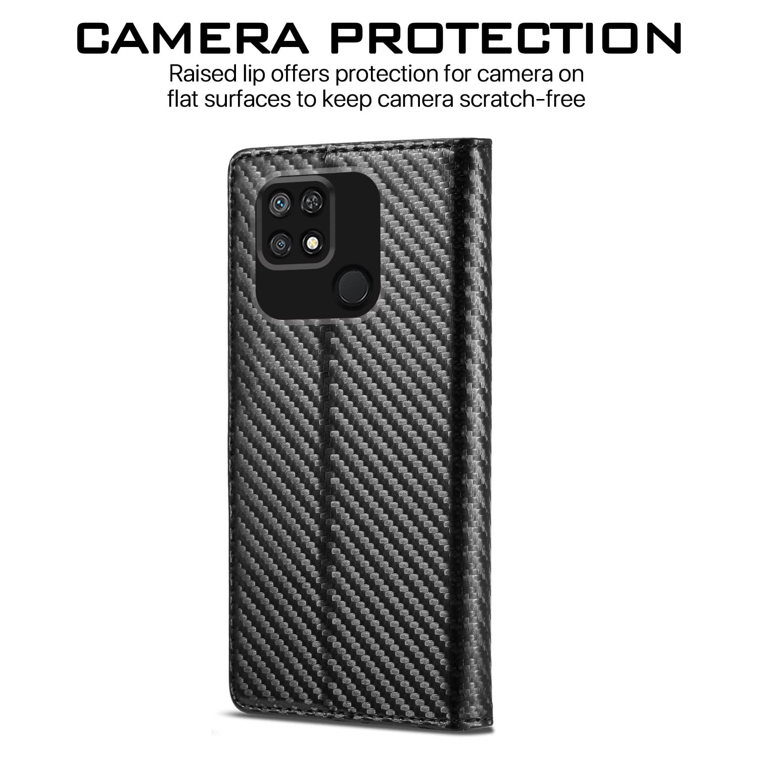 Black wallet flip cover for Redmi 10/10 Power – Pikkme – photo 4