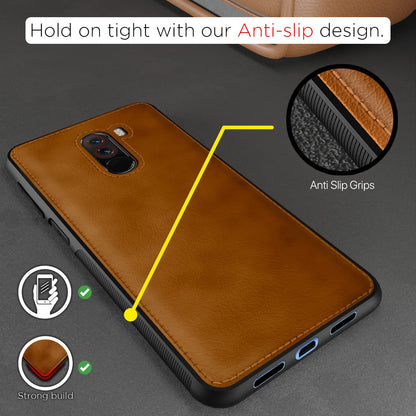 Poco F1 mobile cover in brown by Pikkme – photo 5