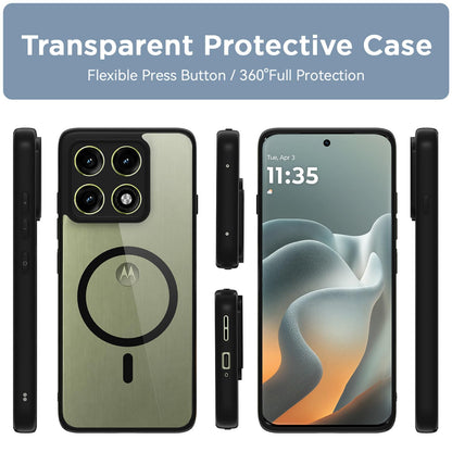 Pikkme Moto Edge 70 Pro 5G MagSafe black mag-safe mobile back cover – photo 2