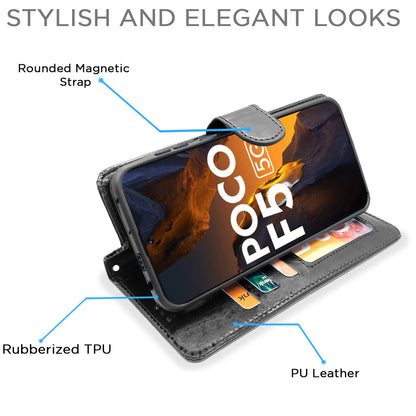 Pikkme Poco F5 5G black flip cover – photo 5