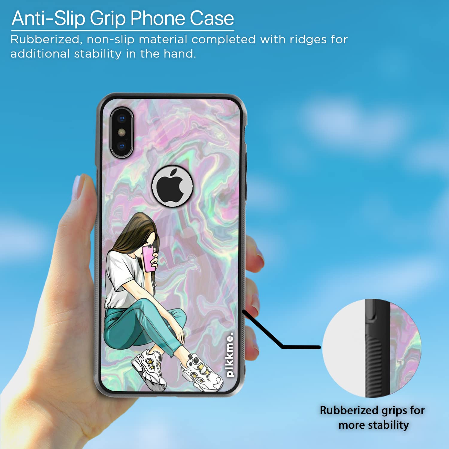 iPhone X/XS Hybrid mobile cover by Pikkme – photo 5