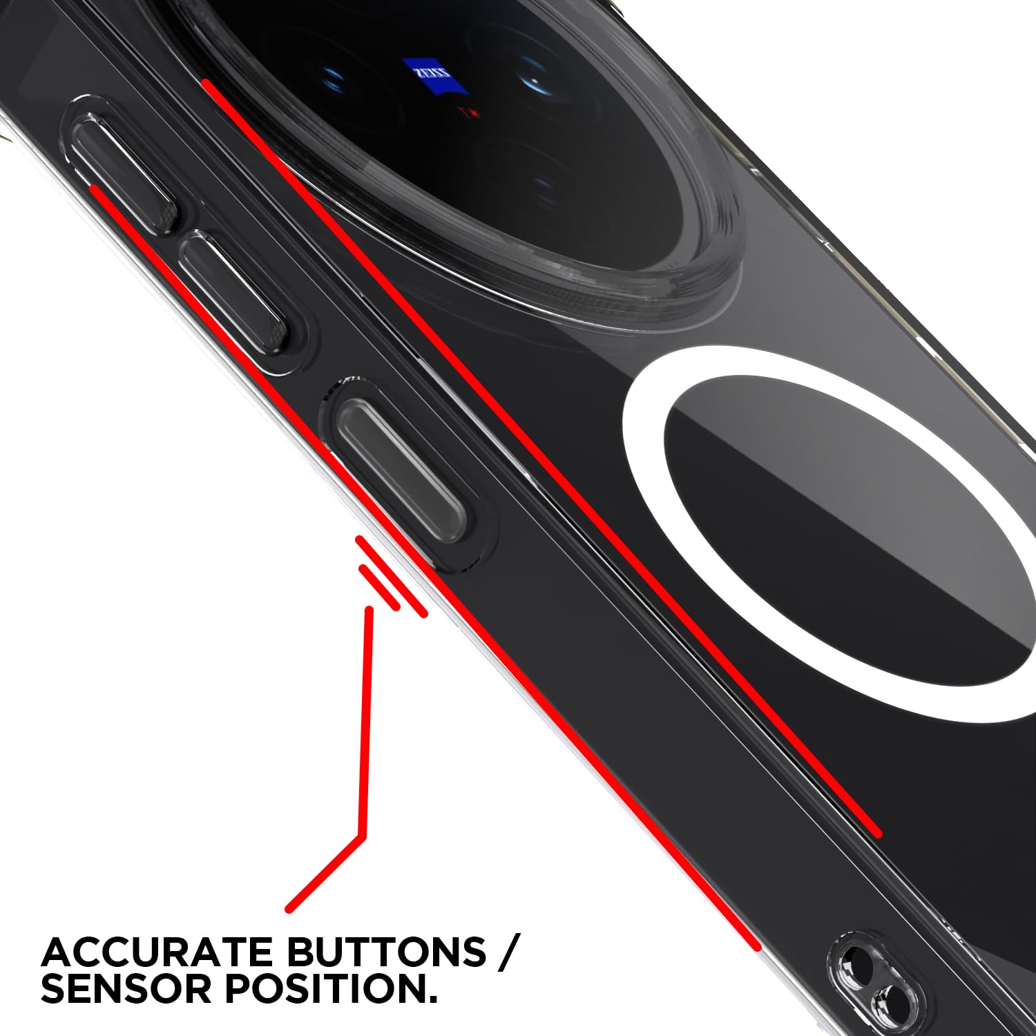 Pikkme transparent mag-safe phone cover for Vivo X200T 5G – photo 6