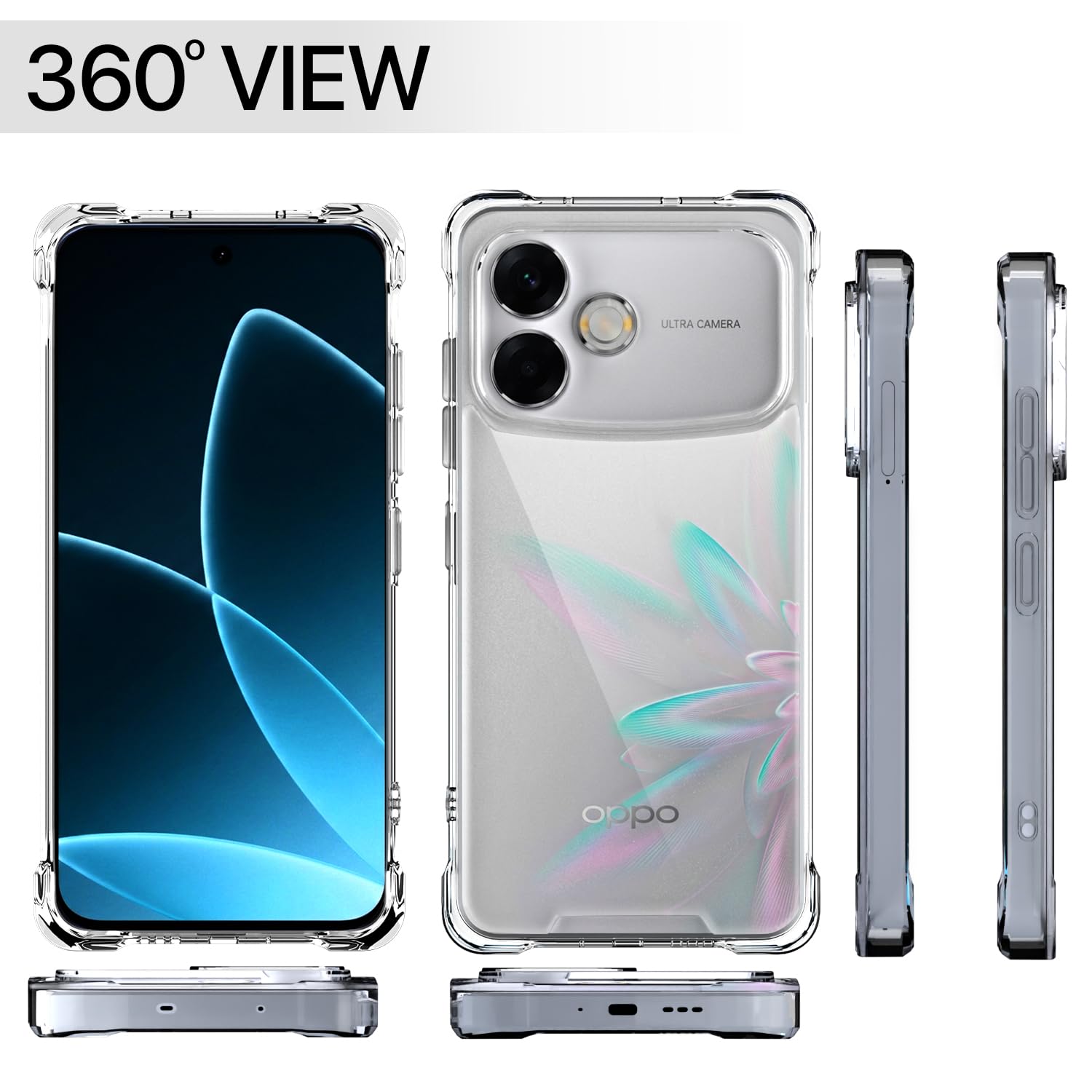 Transparent Clear phone cover for Oppo F33 Pro 5G – Pikkme – photo 7