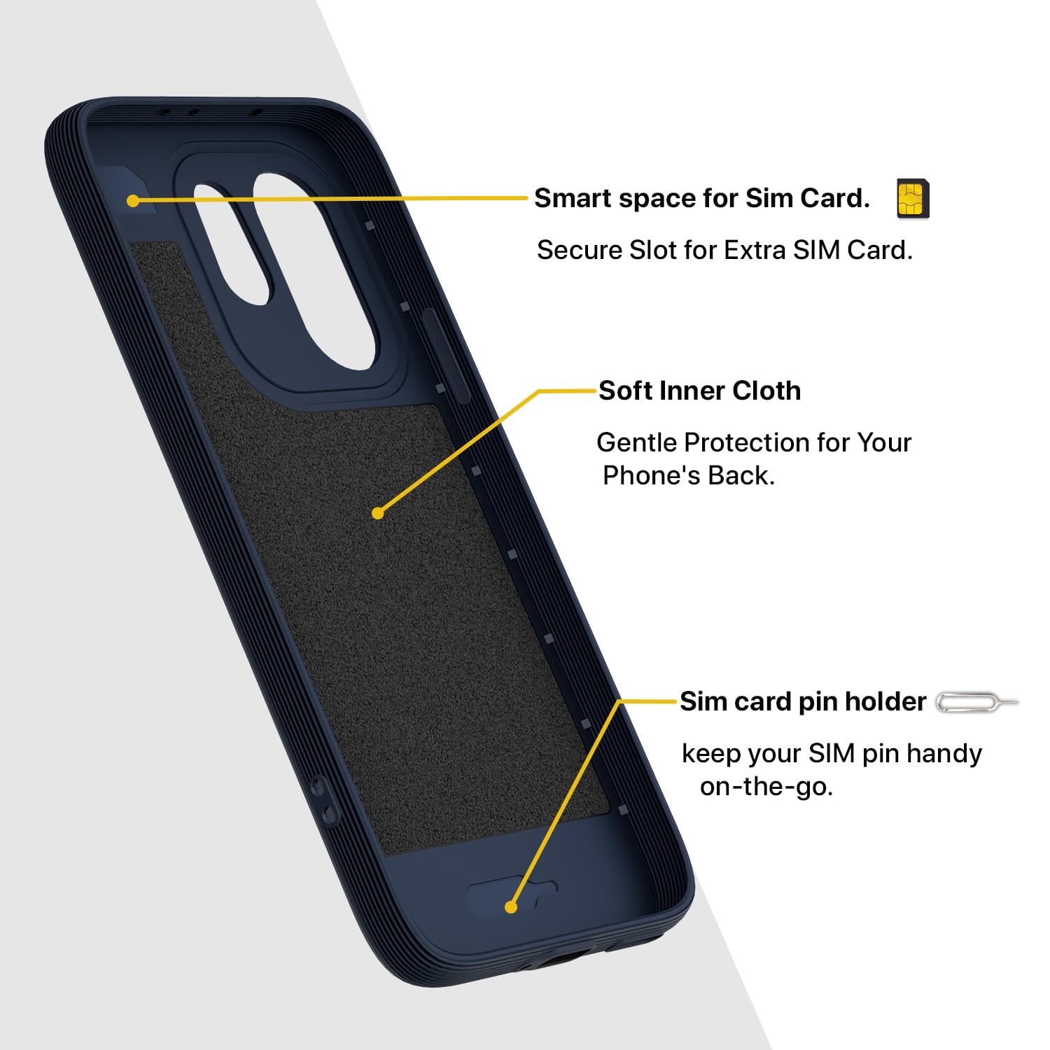 Oppo Reno 15 Pro Mini 5G back cover in blue by Pikkme – photo 6
