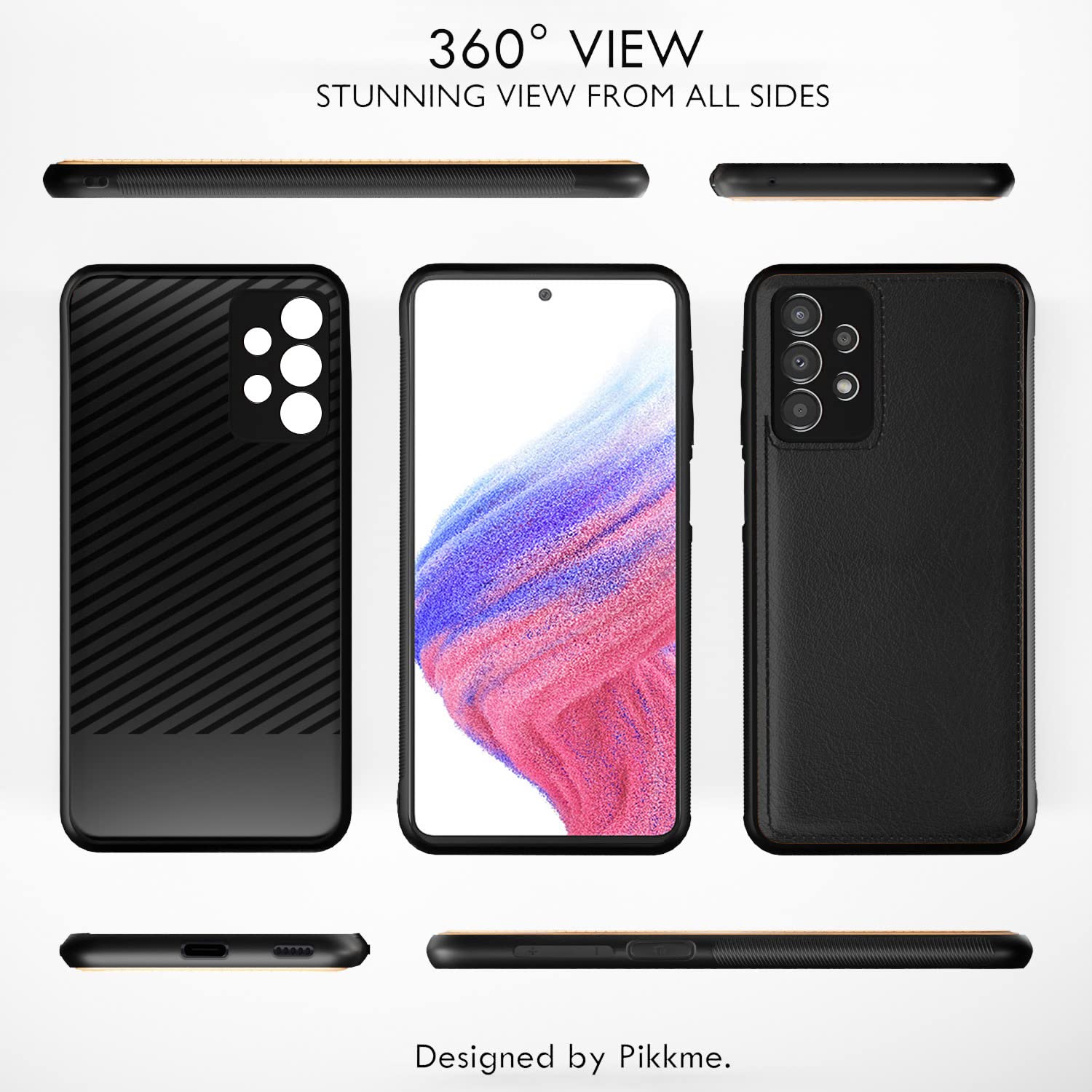 Pikkme black mobile back cover for Samsung A53 5G – photo 3