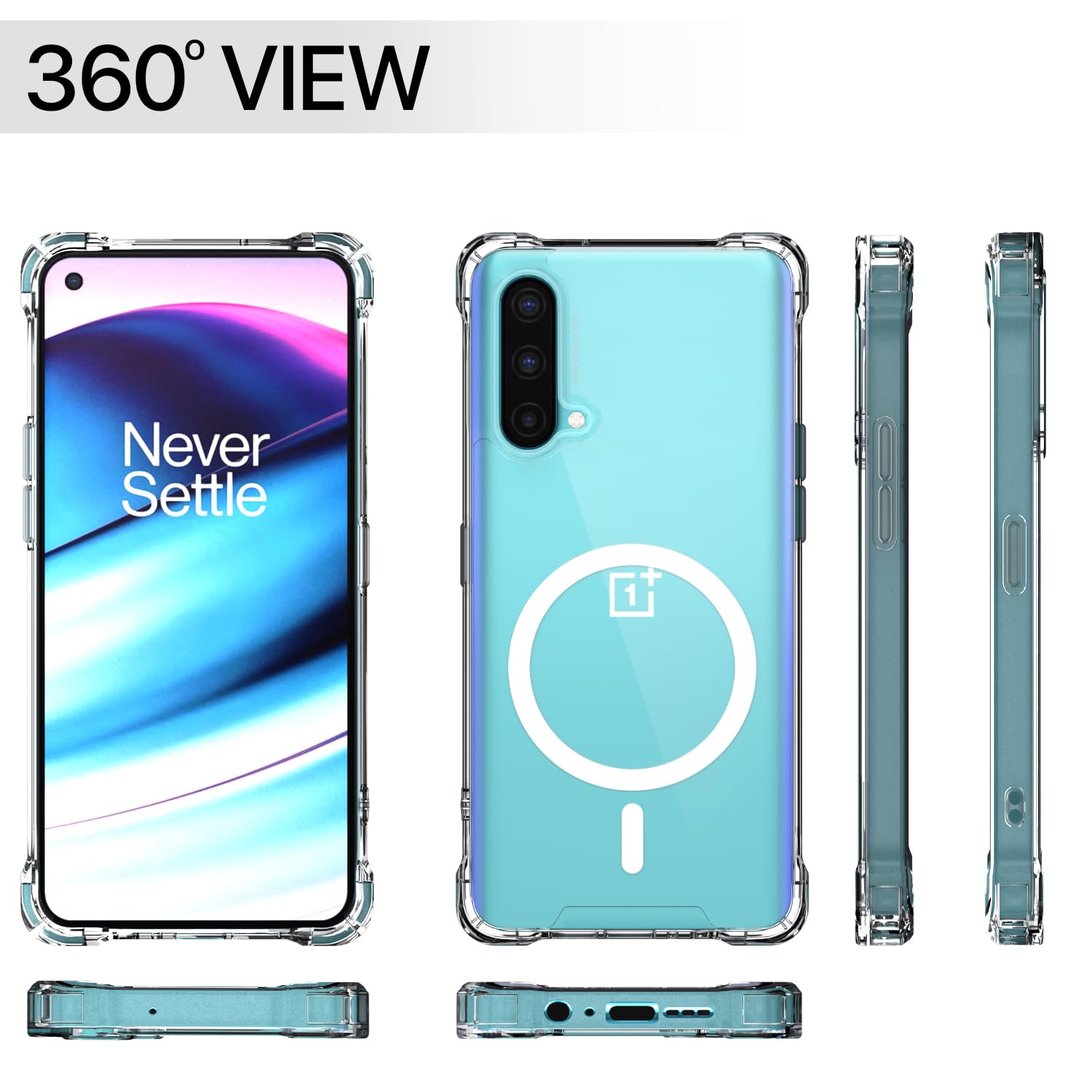 Pikkme OnePlus Nord CE 5G MagSafe transparent mag-safe mobile back cover – photo 7
