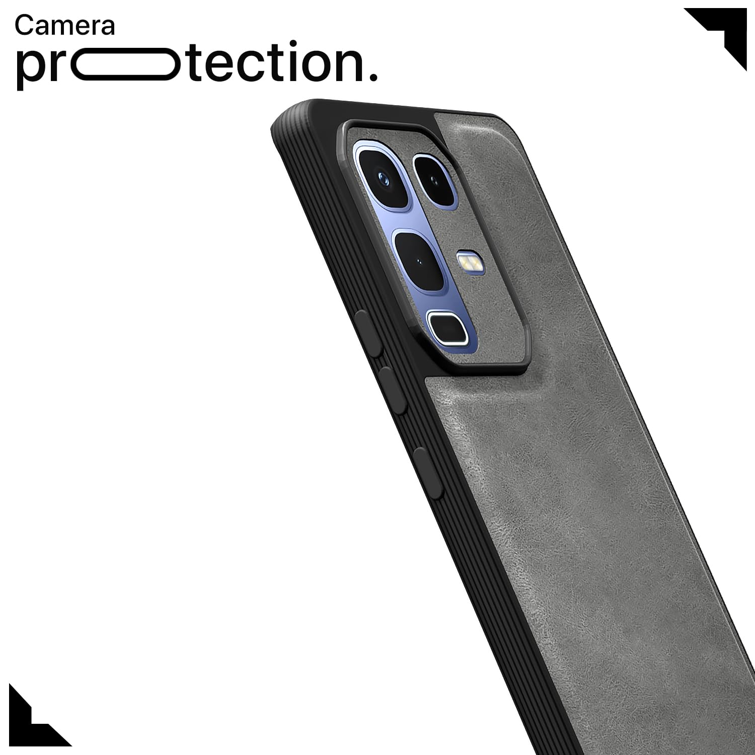 Grey mobile back cover for Infinix Note 50s 5G – Pikkme – photo 5