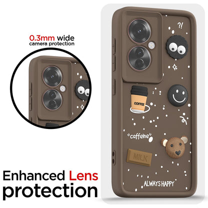 Pikkme Oppo F25 Pro 5G/3D brown mobile cover – photo 5