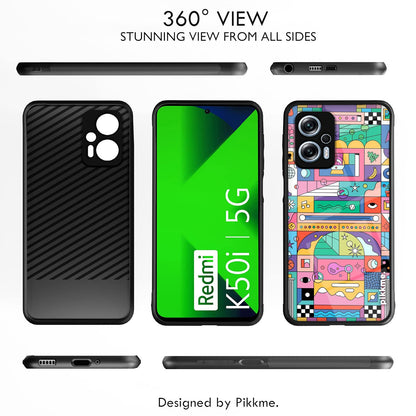 Redmi K50i 5G Hybrid back cover by Pikkme – photo 2