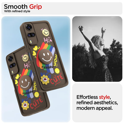 Brown Soft Silicone mobile cover for Vivo Y31/Y51 – Pikkme – photo 2
