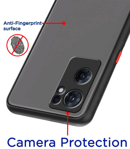 Pikkme black Hybrid mobile cover for Oppo Reno 7 5G – photo 2