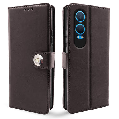 Pikkme OnePlus Nord CE 4 Lite 5G coffee wallet flip cover