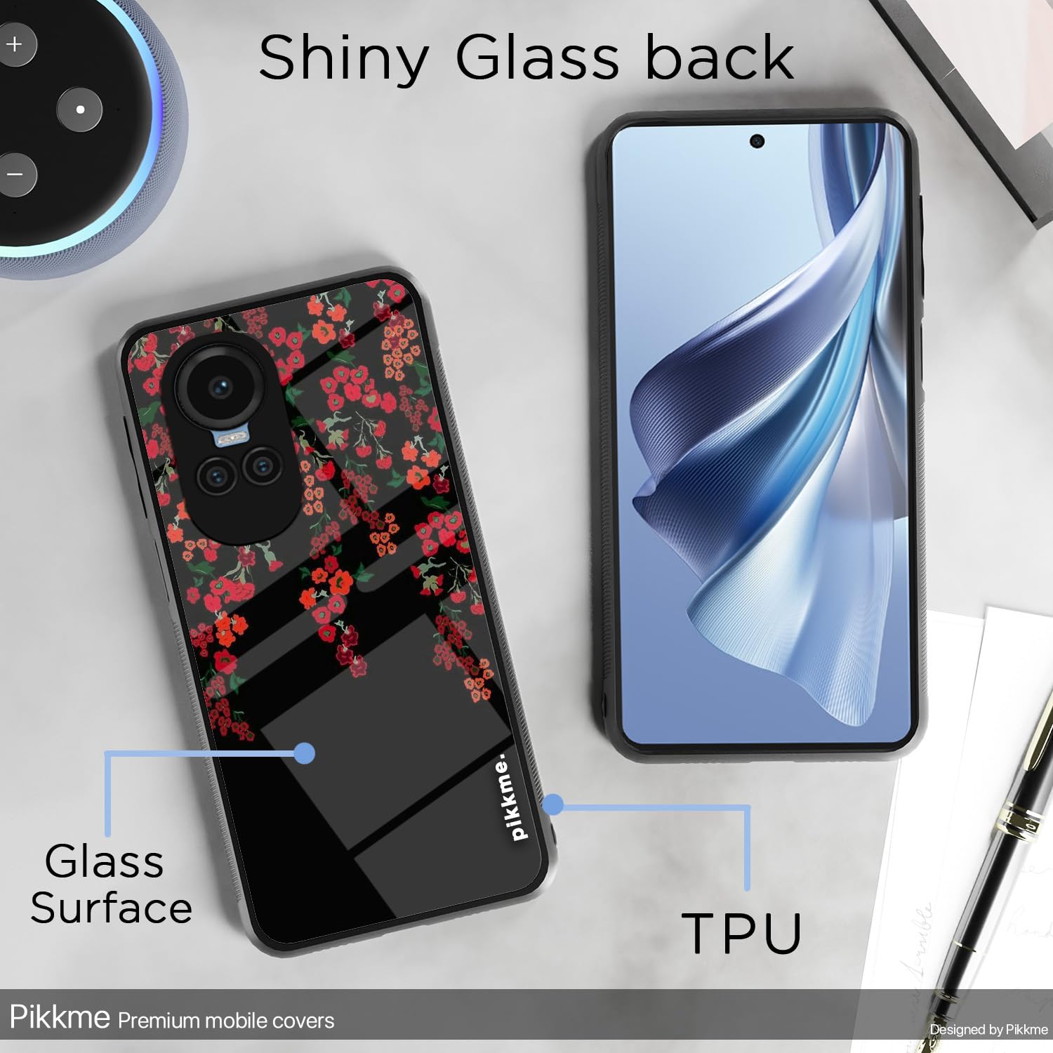 Pikkme Flower mobile back cover for Oppo Reno 10 Pro 5G – photo 3