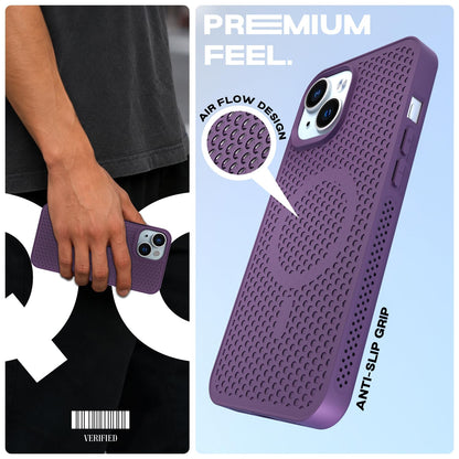 iPhone 15 MagSafe mobile cover in purple by Pikkme – photo 2
