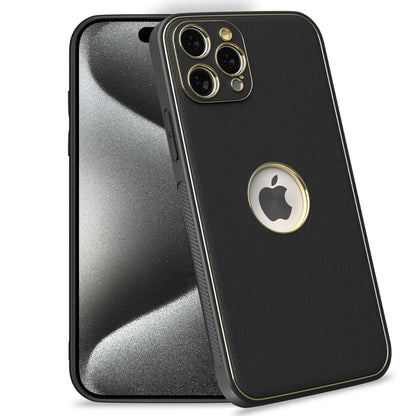 Pikkme Leather Chrome Back Cover