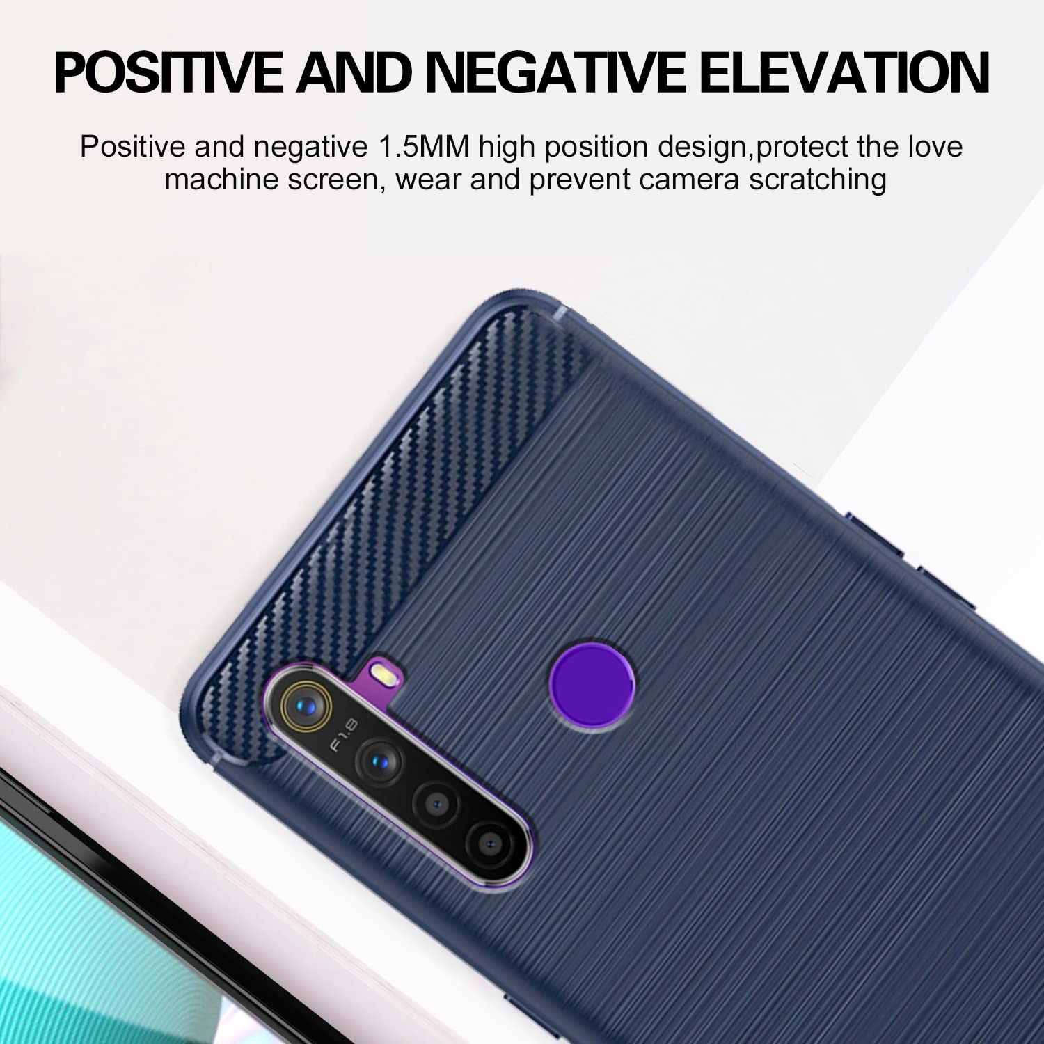 Blue mobile cover for RealMe 5/5s/5i – Pikkme – photo 5
