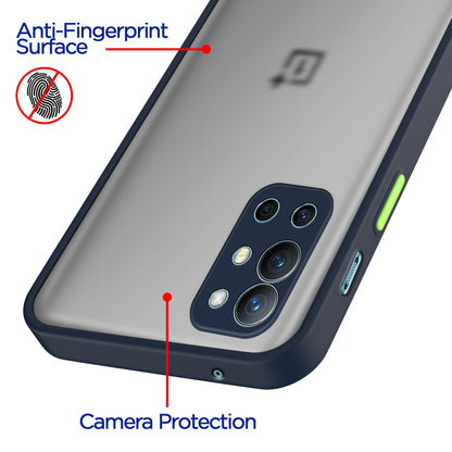 Blue Matte phone cover for OnePlus 9R – Pikkme – photo 2