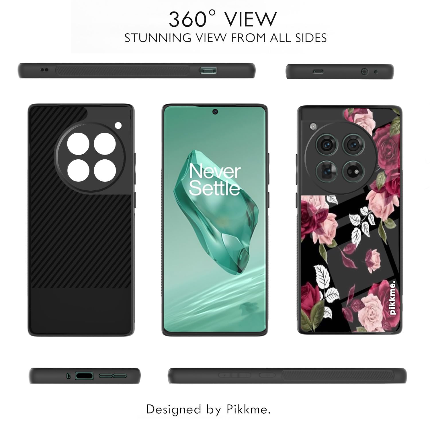 Pikkme Flower mobile cover for OnePlus 12R 5G – photo 2