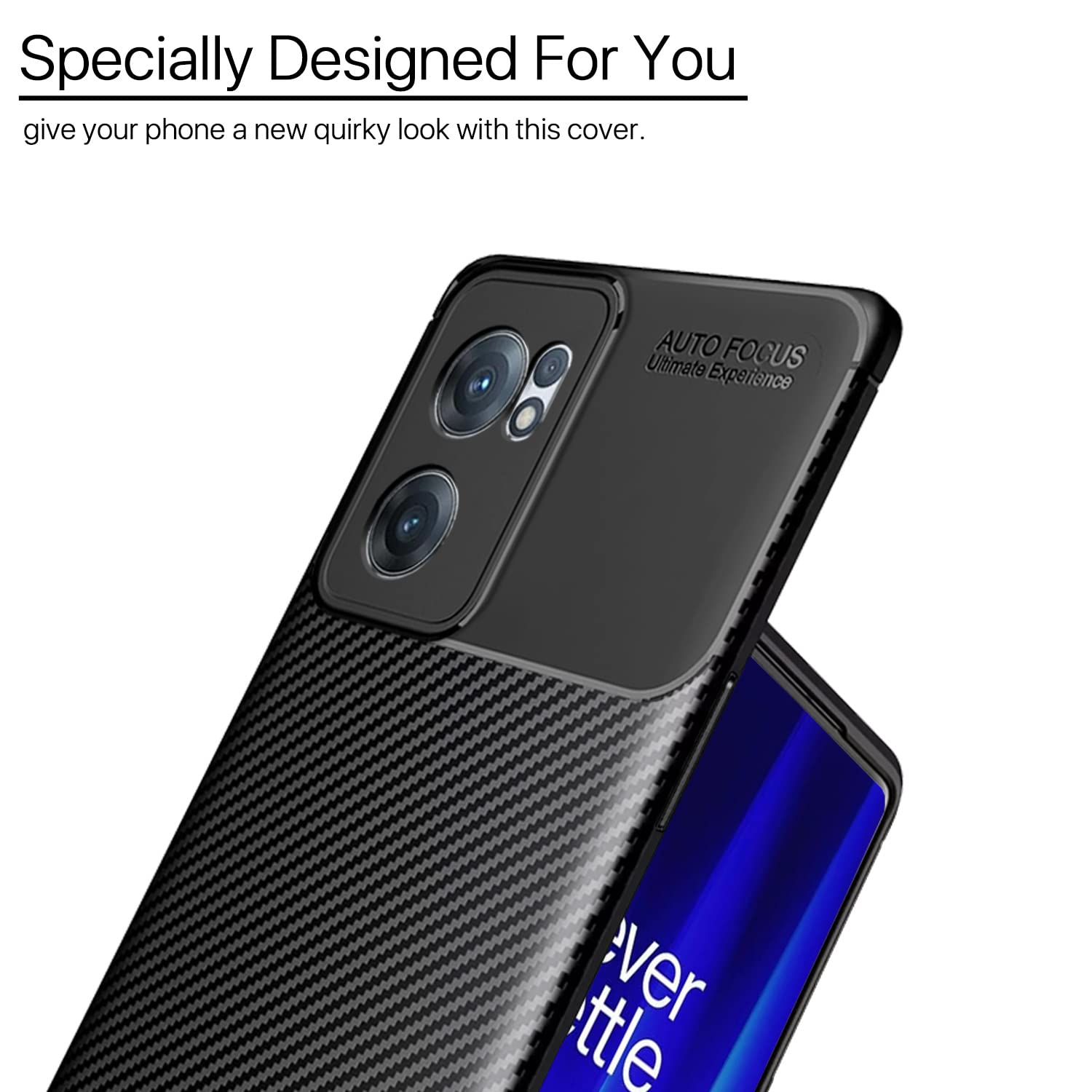 OnePlus Nord CE 2 5G Carbon mobile back cover in black by Pikkme – photo 6