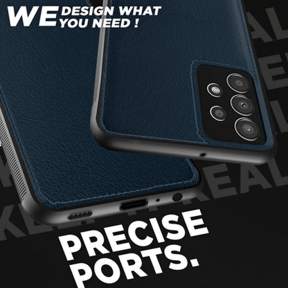 Samsung A52/A52s 5G Leather mobile cover in blue by Pikkme – photo 4