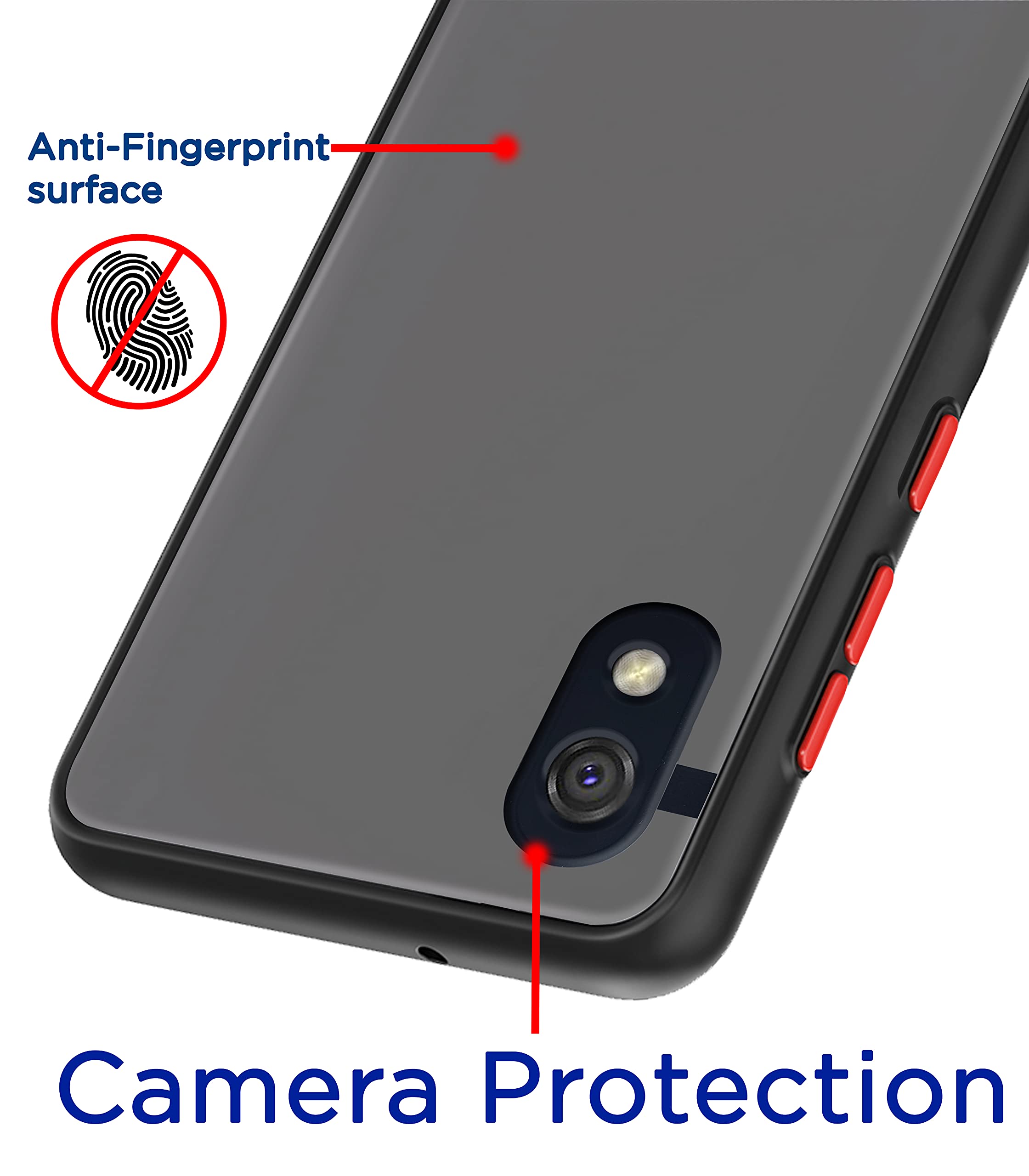Samsung M01 Core mobile back cover in black by Pikkme – photo 2