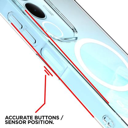 Pikkme Vivo Y29/Y19s 5G transparent mag-safe phone cover – photo 6