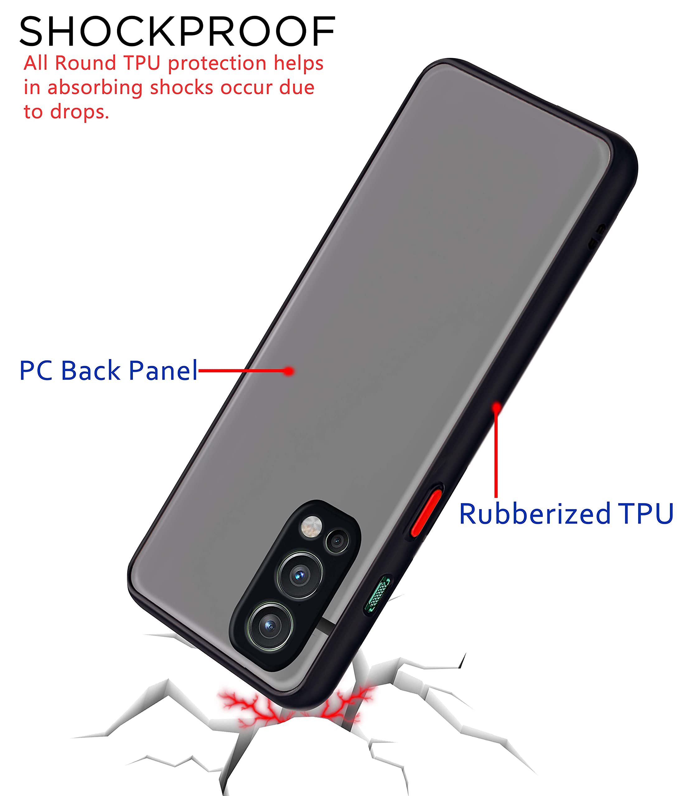 Pikkme black phone cover for OnePlus Nord 2/Nord 2 5G – photo 4