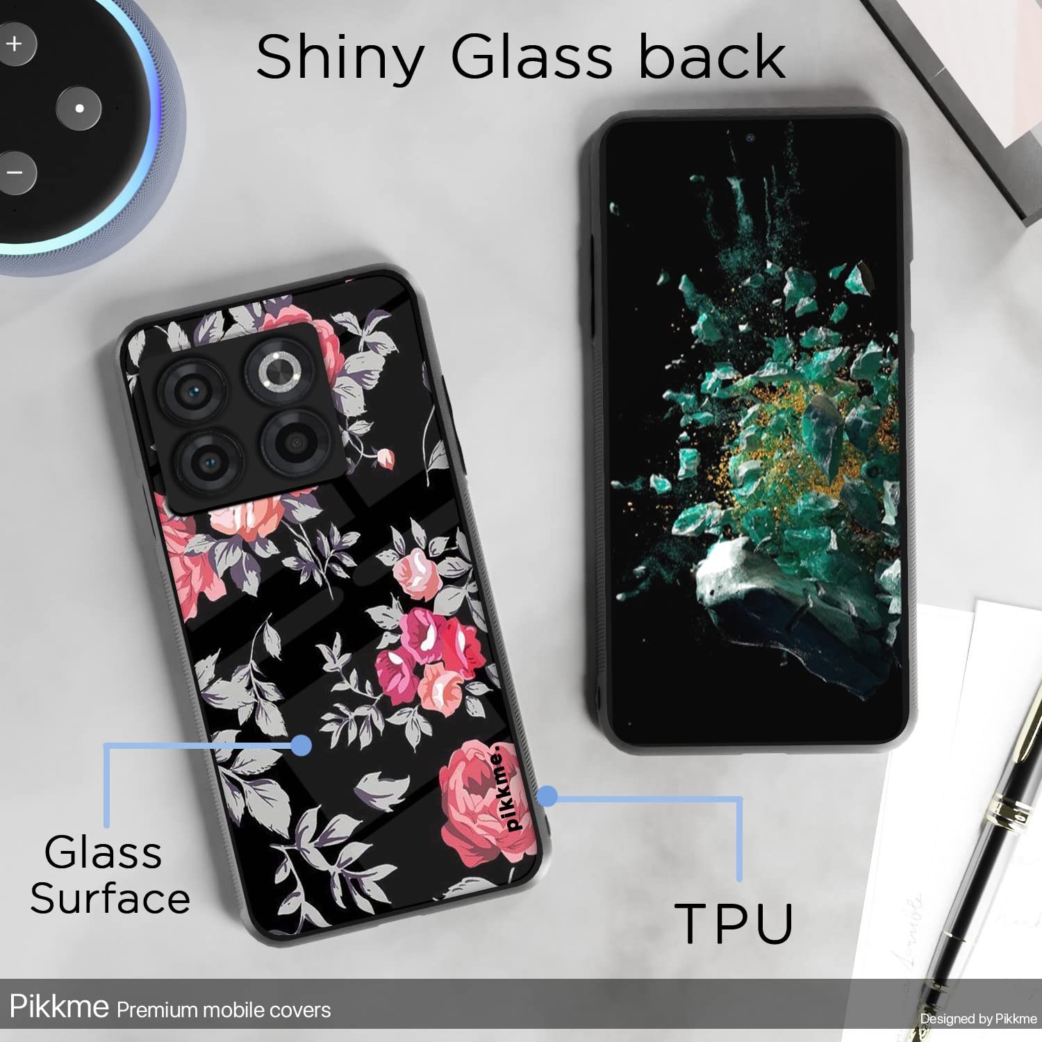 Pikkme OnePlus 10T 5G Flower mobile back cover – photo 3